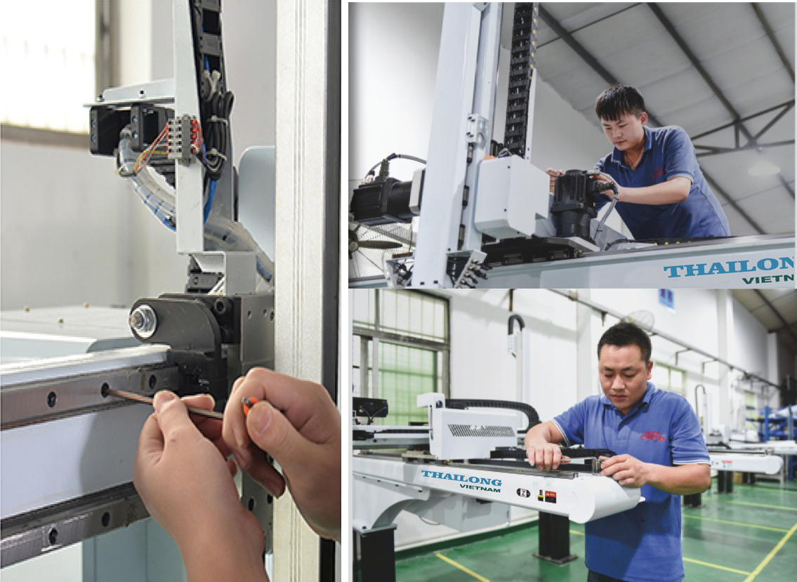 Các cách tay robot cho ngành nhựa