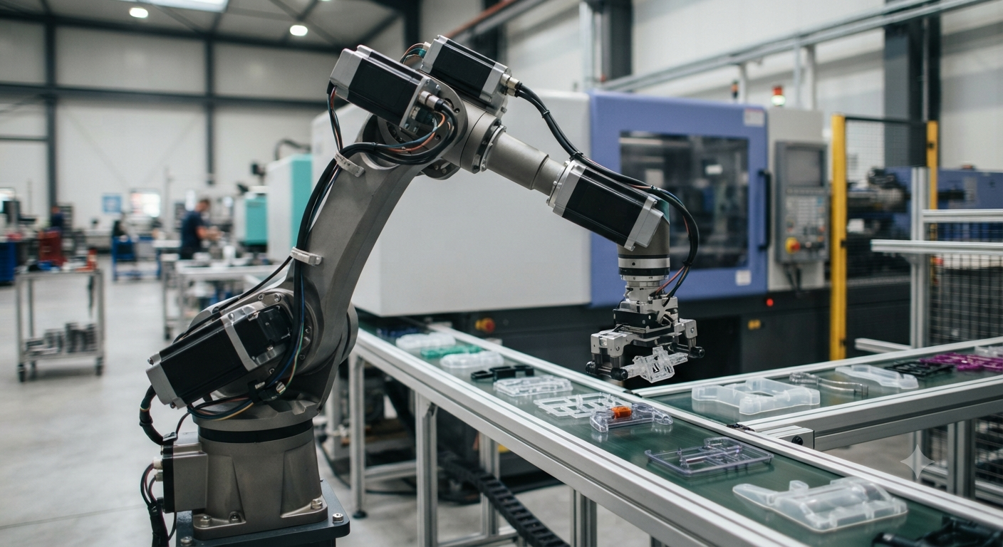 Đặc điểm cấu trúc cơ khí của robot 1 tay 3 Servo